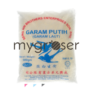 Double Swallow Garam Putih (Sea Salt) 500g | Manna LZ