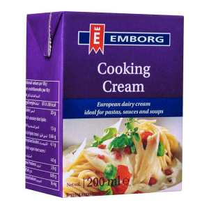 Emborg UHT Cooking Cream 200ml | Manna LZ